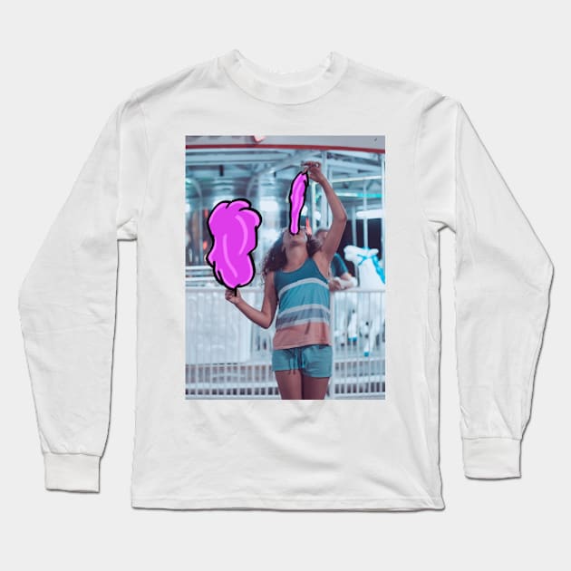 Cotton Candy Long Sleeve T-Shirt by minimalistetstore